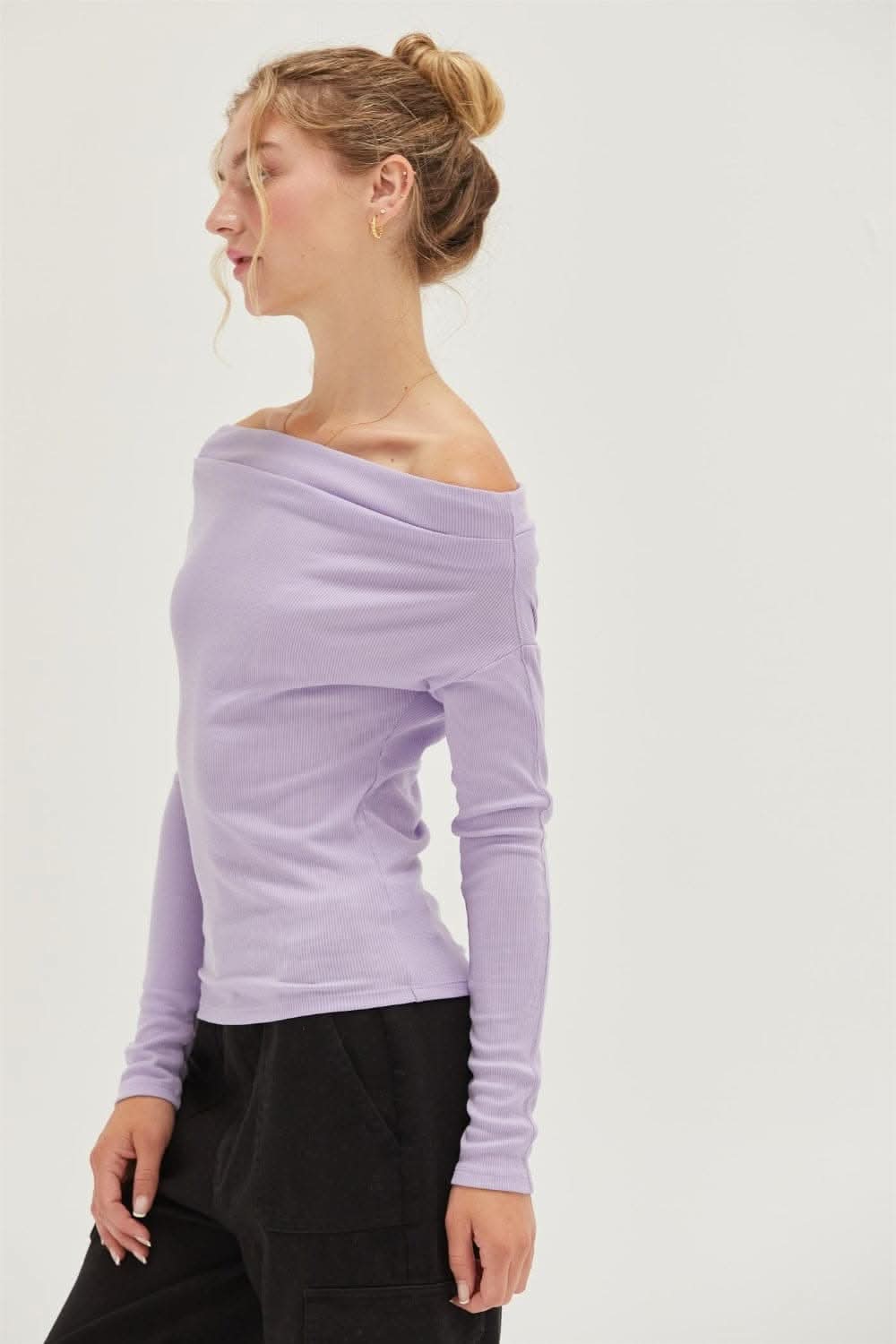 HYFVE off-shoulder ribbed top - Love Salve